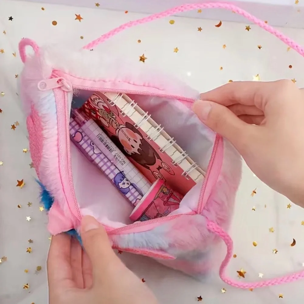 Girls sequin plush unicorn purse. New